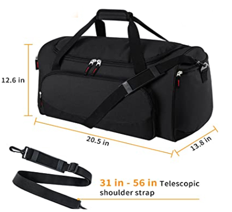 Gym Bag for Men, Large Sports Bag, Lightweight Workout Bag