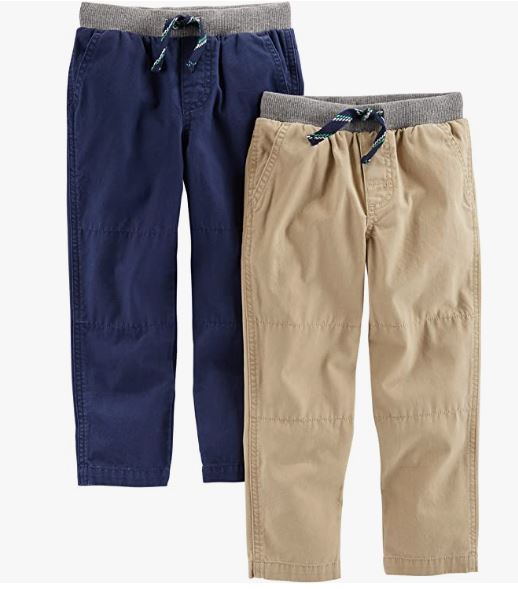 Boys' 2-Pack Pull On Pant