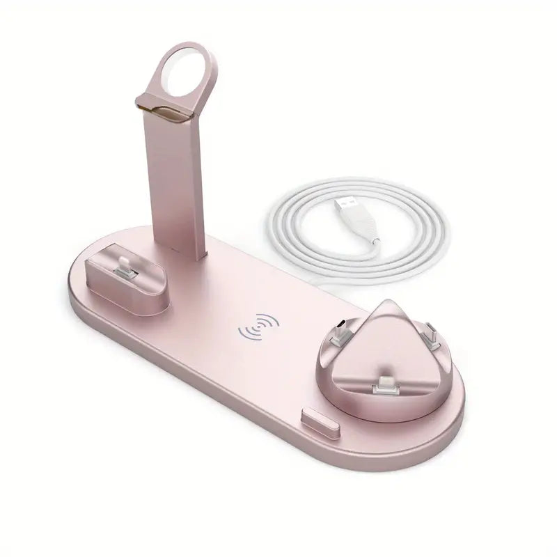 Charging Station, 3 in 1 Wireless Charger Stand, Fast Wireless Charging Dock for iPhone