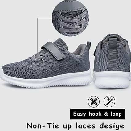 Unisex Lightweight Breathable Athletic Running Tennis Fitness Shoes for Toddler/Little Kid/Big Kid