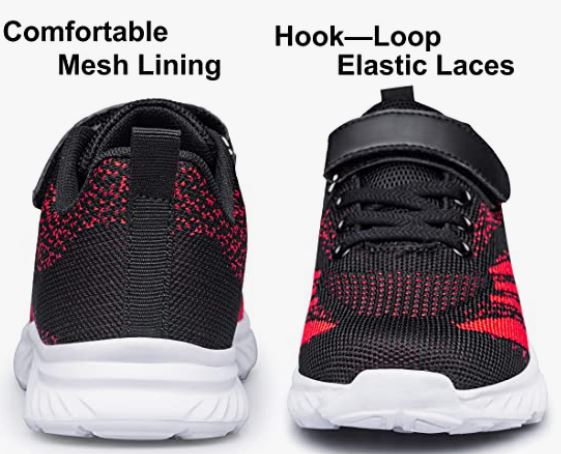 Breathable Athletic Running Walking Tennis Shoes for Toddler/Little Kid/Big Kid