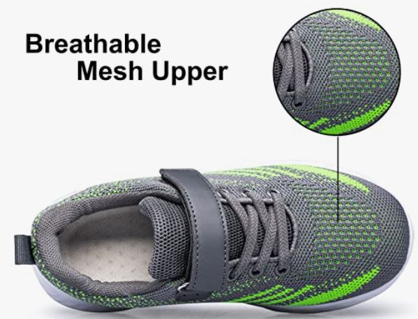 Breathable Athletic Running Walking Tennis Shoes for Toddler/Little Kid/Big Kid