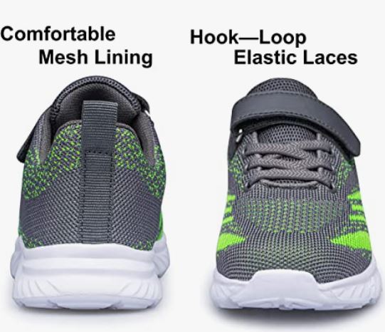 Breathable Athletic Running Walking Tennis Shoes for Toddler/Little Kid/Big Kid