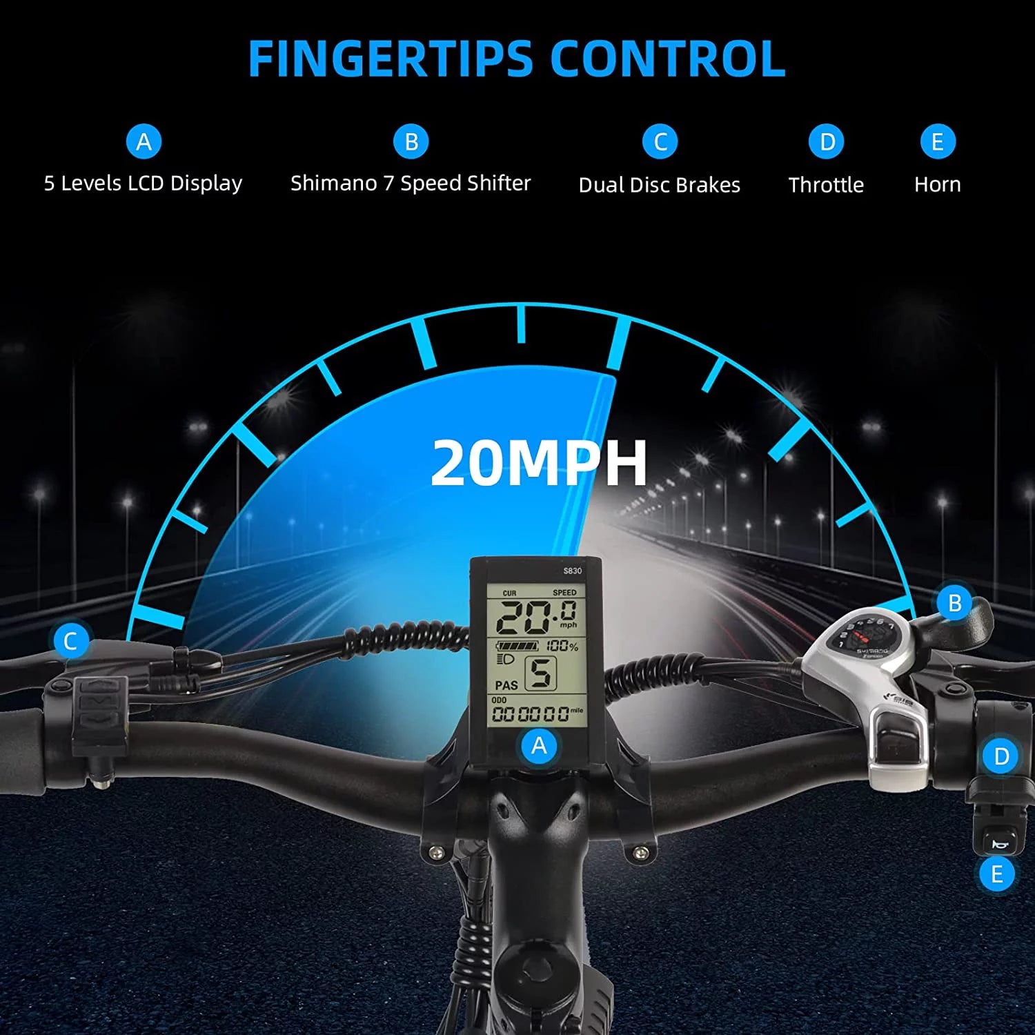Electric Bike, 500W Motor Electric Bicycle for Adults, 91km Range , Wheelspeed 27.5 Shimano 7-Speed Commuter E-Bike