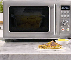 Defrost any of your frozen foods by either weight or time; Also includes a quick start, +30 seconds button for when you need additional cooking time for your meal, Wave Soft Close 0.9 Cu. Ft. Microwave