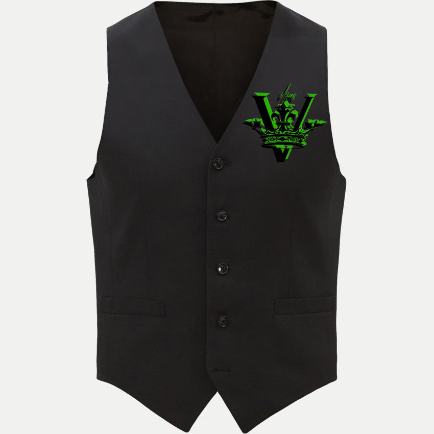 Viktorious Men's V-Neck Sleeveless Slim Fit Jacket Casual Suit Vests