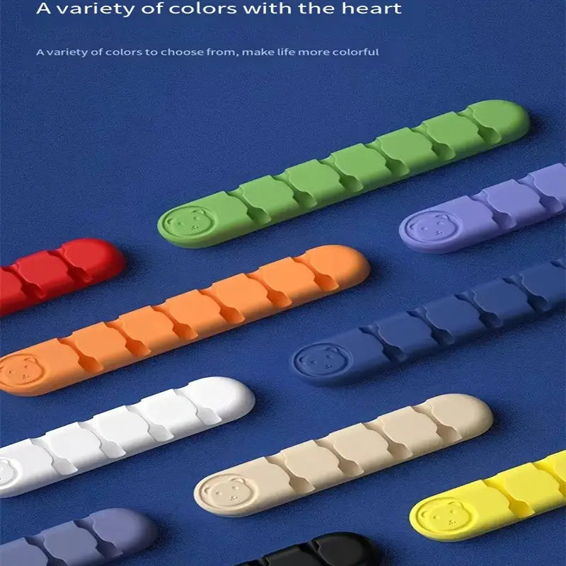 Cord Organizer, Cable Clips Cord Holder, Cable Management USB Cable Power Wire Cord Clips, Cable Organizers for Car Home, and Office