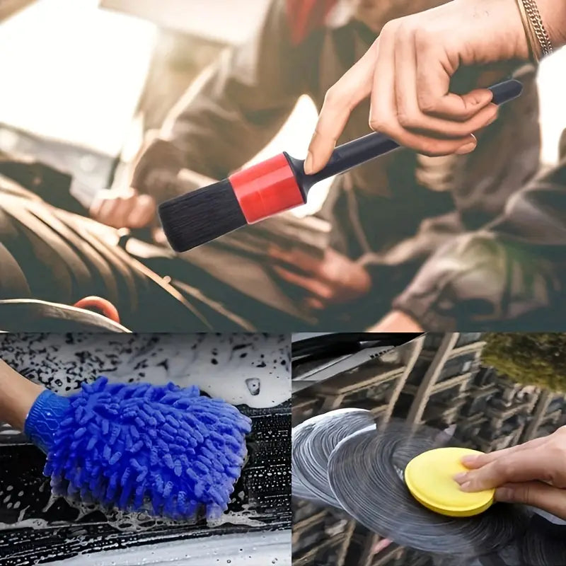 26-Piece Brushes, Drill Brush, and Wheel Cleaner