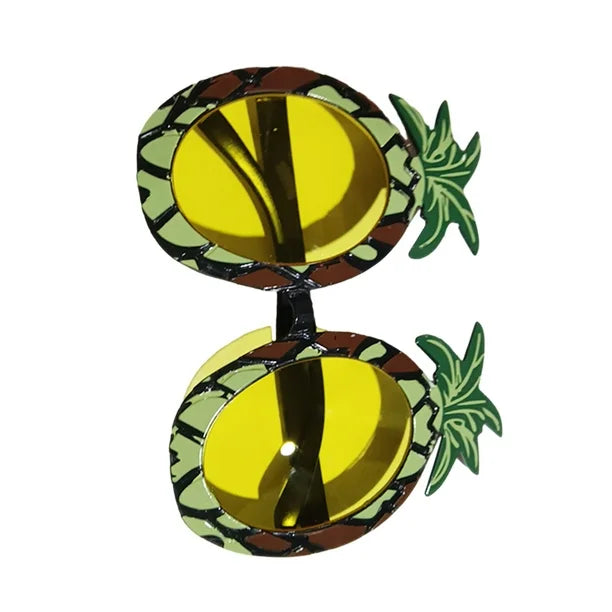 make you special and eye-catching in the party. Finish off your outfit with even more tropical vibes this summer. Specification: Material: PC+AC. Color: yellow. Size: 13.8 * 11.8cm.