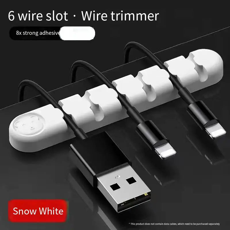 Cord Organizer, Cable Clips Cord Holder, Cable Management USB Cable Power Wire Cord Clips, Cable Organizers for Car Home, and Office