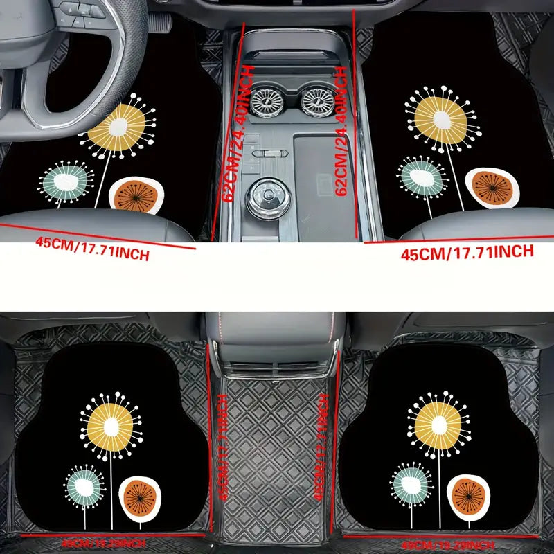 Front & Rear Full Coverage Auto Interior Accessories