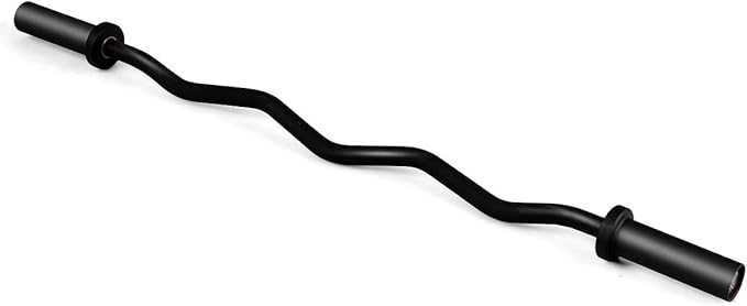 has a 28mm diameter grip and has a maximum load capacity of 400lbs, Solid Steel Barbell Weight Lifting Bar, Home Gym Equipment with Copper Sleeve and Bearing Connection