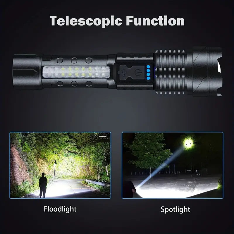 Powerful Flashlight Rechargeable Torch Light High Power LED Flashlight Tactical Lantern