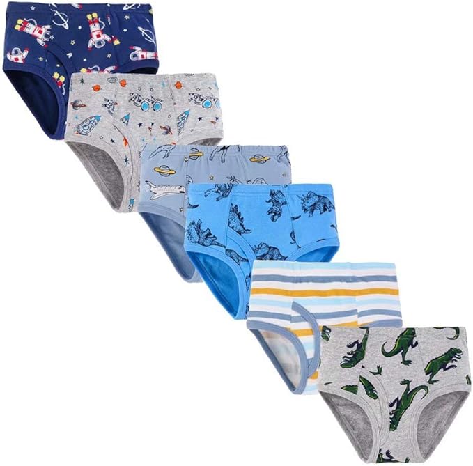finishing touch.multi-6 pack of toddler underwear high quality- Size 8-9