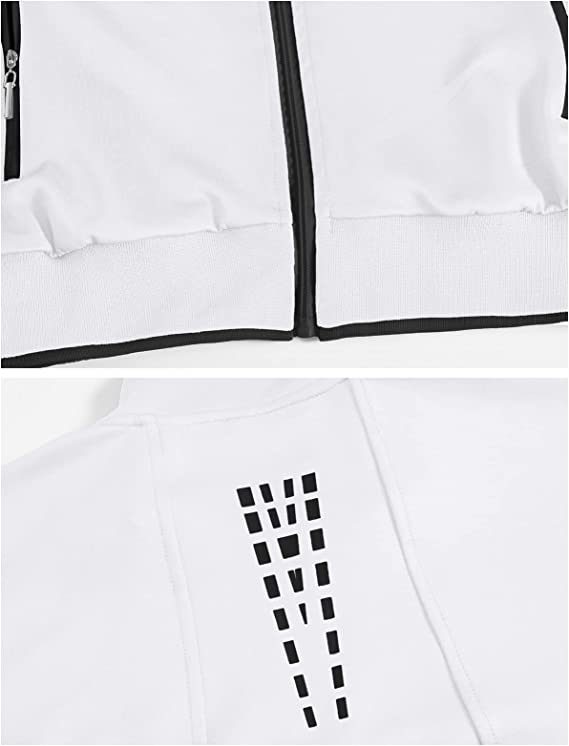 Men's Tracksuit Athletic Full Zip Casual Sports Jogging Gym Sweatsuit