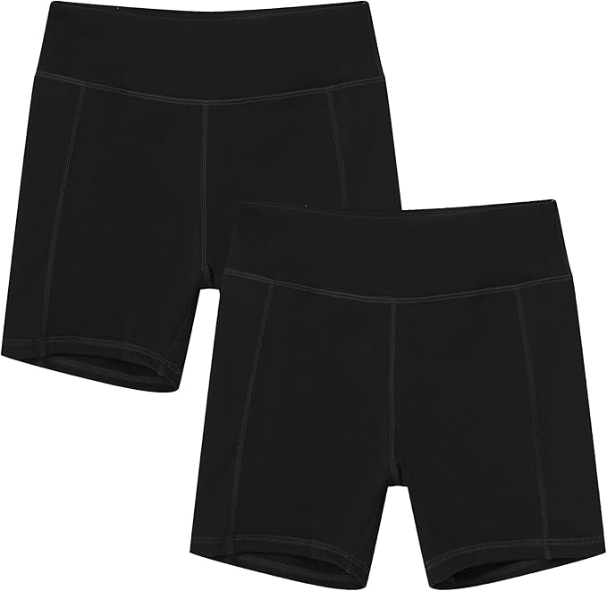 ' shorts offer slight compression for unrestricted movement during sports or leisure. These shorts for girls are quick-dry and easy to clean, Dance Running Gymnastics High Waist Shorts