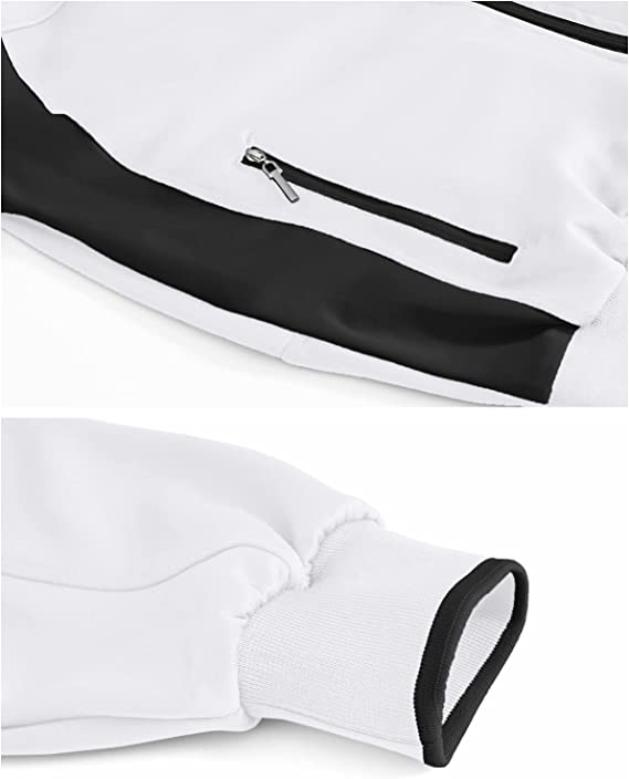 Men's Tracksuit Athletic Full Zip Casual Sports Jogging Gym Sweatsuit