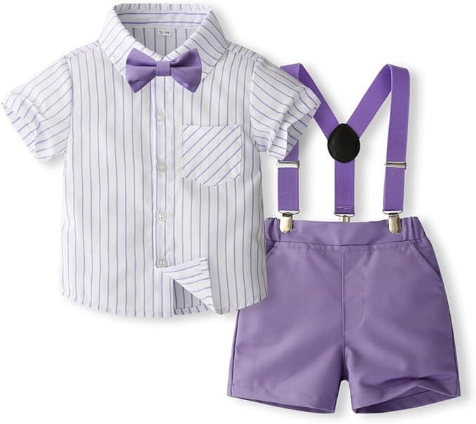 toddler boy outfits are crafted from a premium cotton blend material that offers exceptional softness, and breathability, ensuring it's comfortable and gentle on your baby's delicate skin.