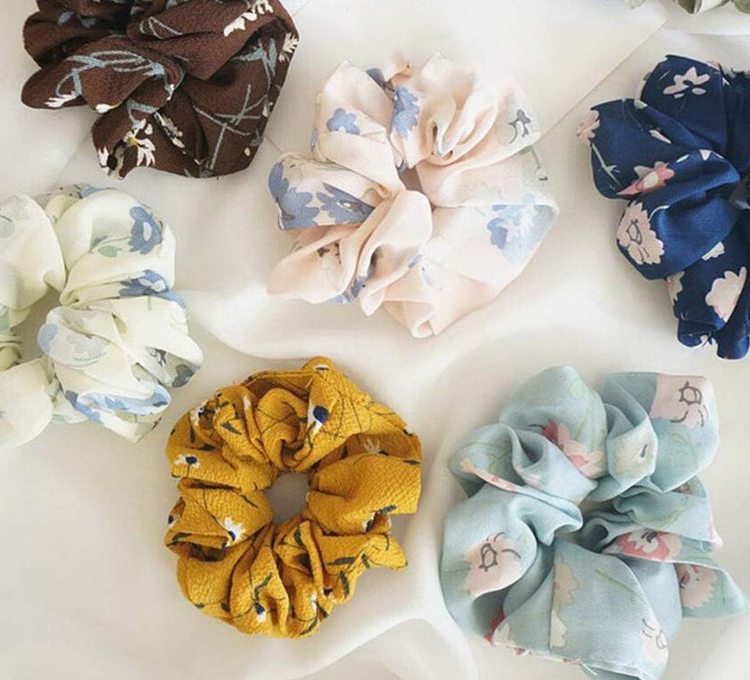hese scrunchies are fit for curly hair, straight hair, ponytail, buns, thick or thin hair, makes you more beautiful, Scrunchies for Women Soft Hair Ties Hair Accessories Ponytail Holders