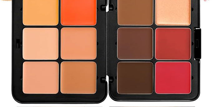 12 colors cream blush palette features 12 colors blush creams, with a variety of combinations that are easy to color, and intelligent color toning factors make the color rosy and translucent