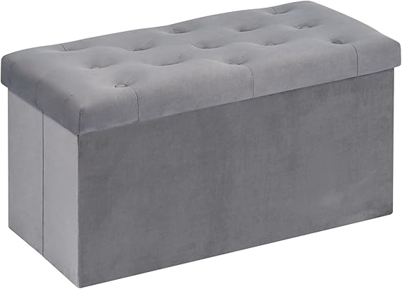 footstool is soft and skin-friendly, and brings a luxurious look and feel.Ottoman, Long Shoes Bench, Flannelette Footrest Stool Seat