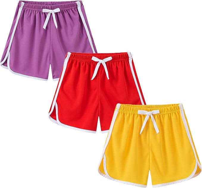 these girls shorts are suitable for running, soccer, cycling, gym workouts, dance classes, and casual outings like hiking and beach trips, making them an essential addition to your girl's wardrobe. Workout Active Running Shorts