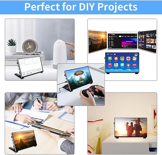 typically support multi-touch input, allowing users to perform gestures like pinch-to-zoom or two-finger scrolling. 7 Inch Capacitive Touchscreen for Raspberry Pi, 1024x600 IPS LCD Display with Dual-Speaker, HDMI Portable Monitor for Raspberry