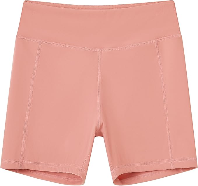 These girls volleyball shorts are easy to care—machine wash cold with similar colors. These girls yoga shorts are durable,  Running Gymnastics High Waist Shorts