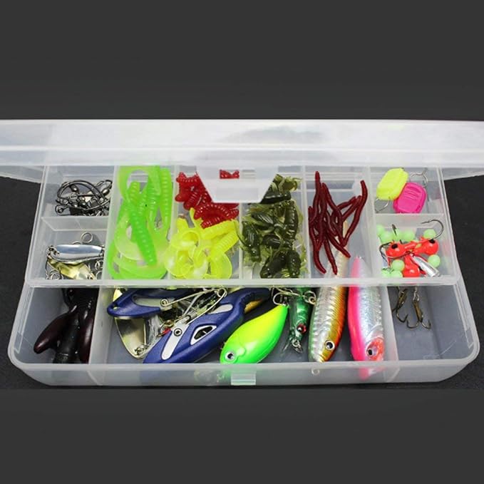 Multi fishing lures let you experience different-style fishing.Fishing Lures Hooks Kit, 73/101 /132/232 Pcs Fishing Lures