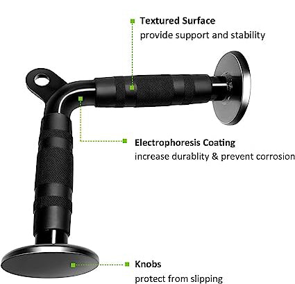 Pull Down Attachment, V-Shaped Press Down Bar, Tricep Rope, Exercise & Double D Handle Pulldown Equipment