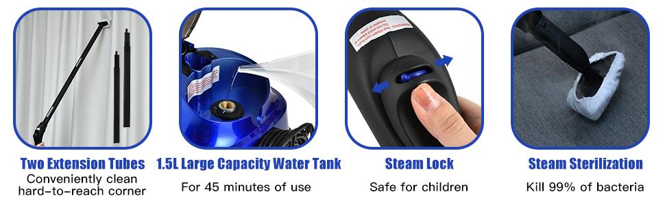 Chemical-Free Cleaning ,Multipurpose Steam Cleaner , Heavy Duty Rolling Cleaning Machine