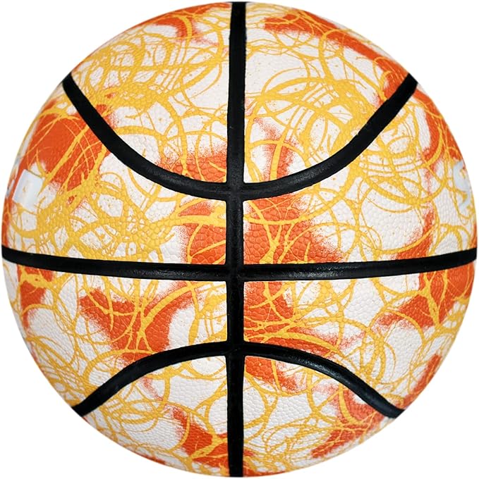 Size 7/29.5'', It’s a good gift for basketball fans. There are so many different colorful graphics.Outdoor Indoor Mens Basketball Ball Official