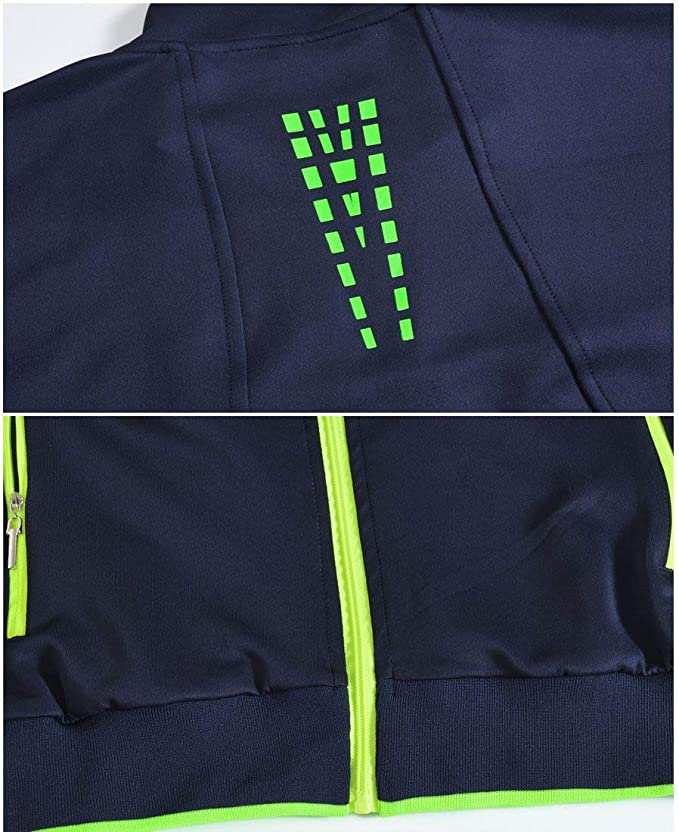 Men's Tracksuit Athletic Full Zip Casual Sports Jogging Gym Sweatsuit