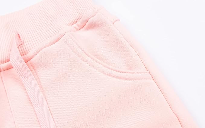 These knitted pants are suitable for school, indoor and outdoor, travel, daily, holiday, party and outdoor sports. Solid color, it can be matched with any clothes. Your child must need such a easy matching clothes. Jogger Pants Star Drawstring Ribbed