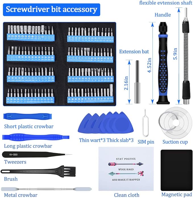 Magnetic Repair Tool Kit for iPhone Series/Xbox Series/PS3/PS4/Nintendo