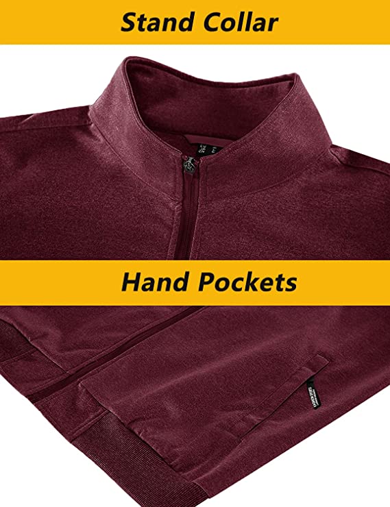 Men's Tracksuit 2 Piece Set Full Zip Casual Running Jogging Athletic Sweatsuit