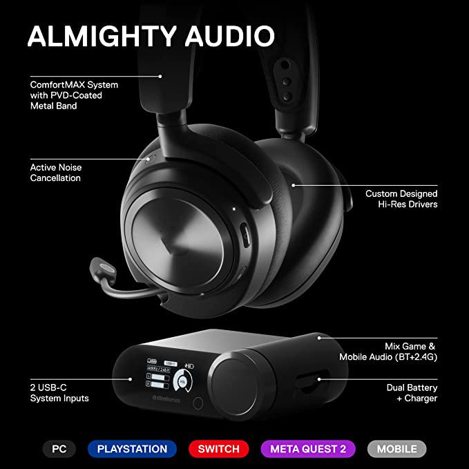 Infinity Power System - ClearCast Gen 2 Mic - PC, PS5/PS4, Switch, Mobile Pro Headset