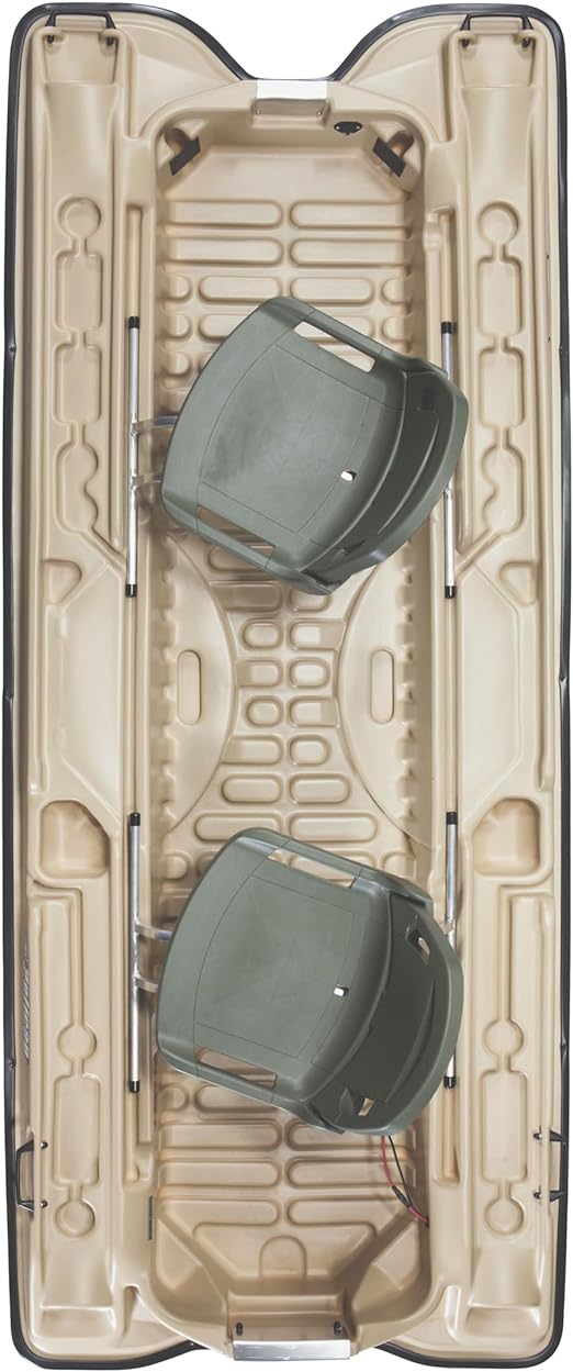 comfort with two folding seats that can slide along the tracks so you can adjust your position on the boat.Fishing Boat - 10.2 ft.-