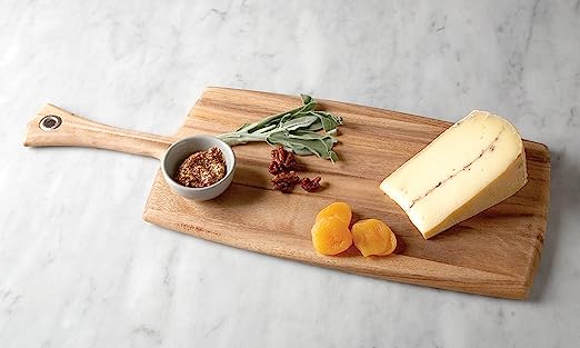 Wood Cutting Board with Handle,