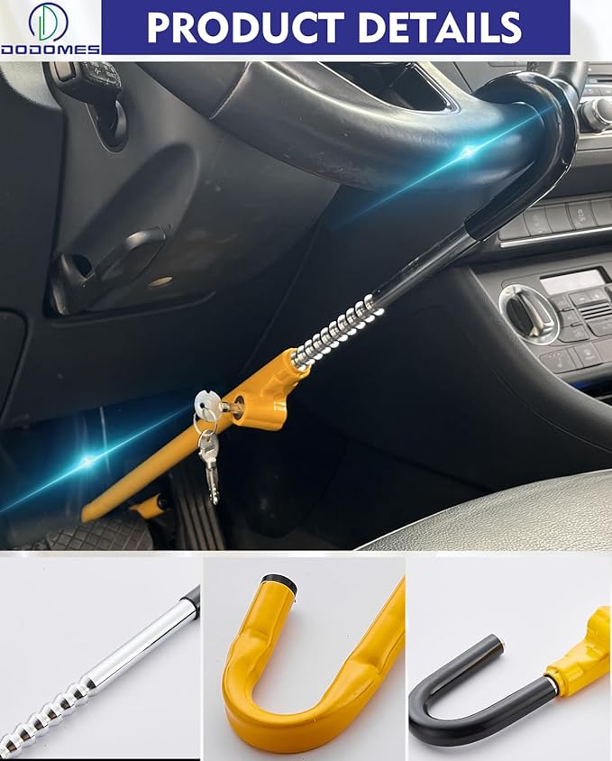 Car Security Wheel Pedal Brake Lock Anti-Theft Car Device