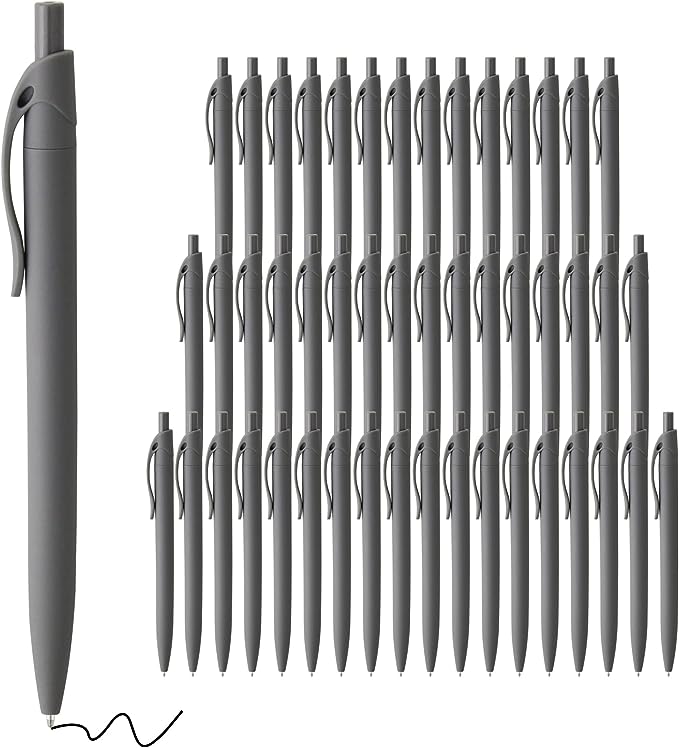 black ink make wiriting easy.It's also no bleed in onion paper. Black Click Pens, Wholesale Retractable Ballpoint Pens, Pens Medium Point, Smooth Ink Pens