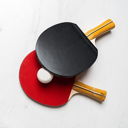 ping pong paddles will help you excel on the table.  Set of High-Performance Table Tennis Rackets, 3-Star Ping Pong Balls,