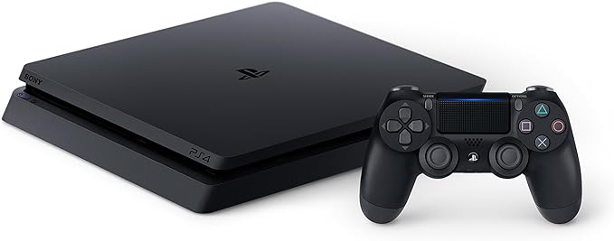 Play online with your friends, get free games, save games online and more with PlayStation, PlayStation 4 Slim 500GB Console [Discontinued]