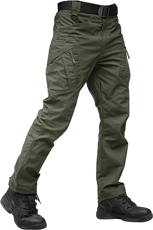 Perfect for Military, hunting, hiking, climbing ，cycling and other outdoor activities, Water Resistant Military Cargo Hiking Pants Lightweight Ripstop Work Pants