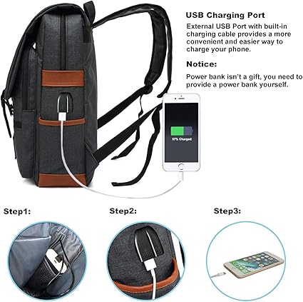 Comfortable: Padded and adjustable shoulder straps for added comfortable and ventilated, Backpack for Women Girls, College School Bag Bookbag