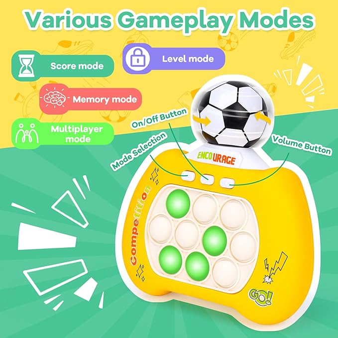 Its unique interactive mode and interesting sound effects can attract children to immerse themselves in it for a long time, Pop Up Toy for Stress Relief and Fun, Ideal Gift for Boys and Girls