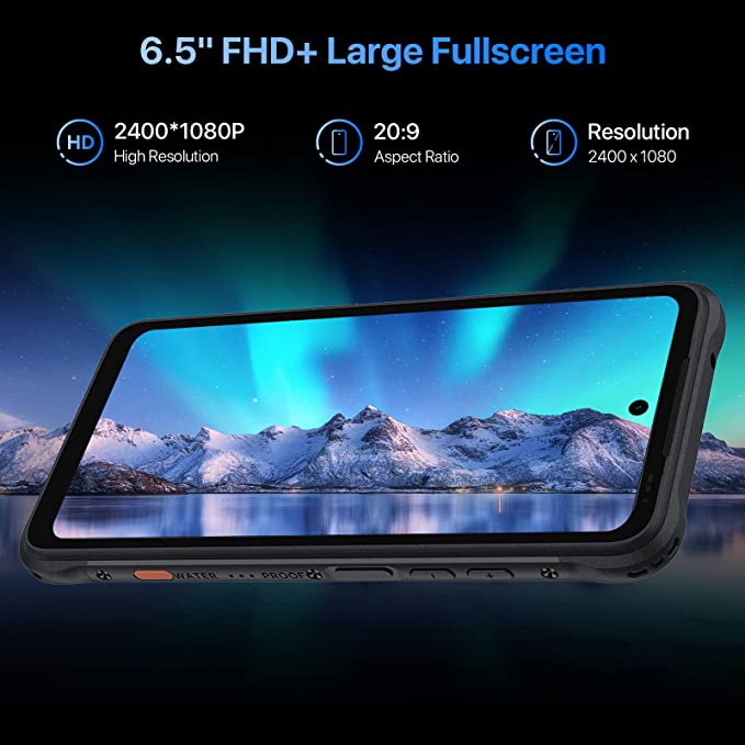 UMIDIGI Rugged Unlocked Cell Phones Canada, BISON 2 PRO 8G+256GB, Rugged Smartphone with IP68 & IP69K, 6150mAh Mobile Phone, Android 12, NFC, 6.5