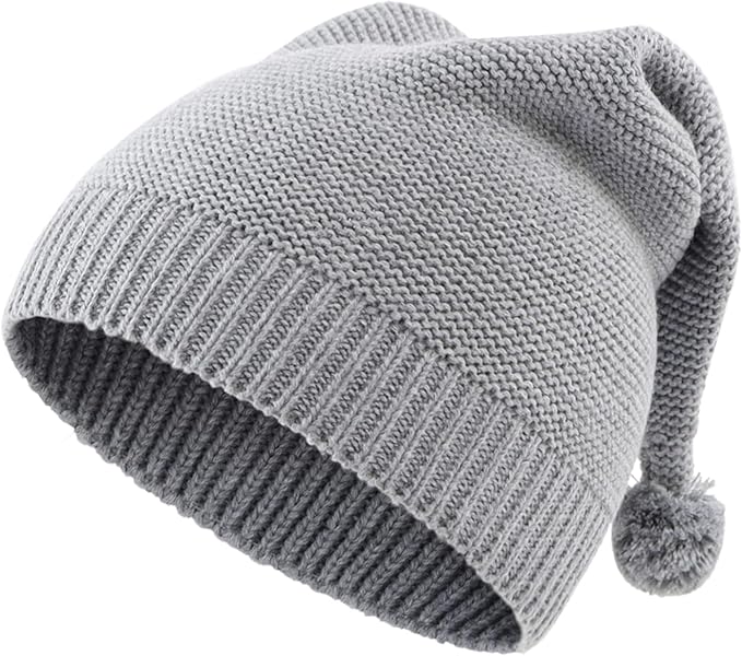 When the edge is rolled down, the beanie covers our eyes and lets us take a quiet nap. Winter Hat Warm Cotton Skull Cap Slouchy Beanie