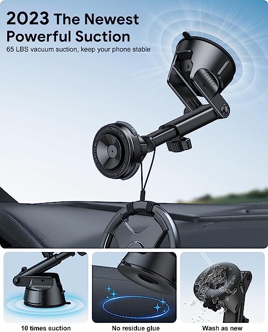 Holder Car for Dashboard Windshield Vent, Car Phone Mount Compatible with iPhone