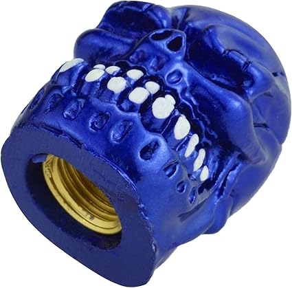 can effectively the original car valve and prevent tire air stem cap blockage.Skull Valve Wheel Cap Car Tire Stem Caps Dust Pressure Cover for Most Vehicle Truck Motorcycles Bikes
